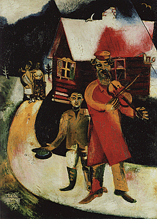 'El violinista' de Chagall
