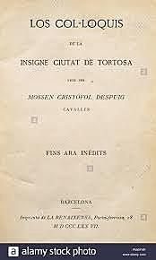 Los col·loquis de l'insigne ciutat de tortosa