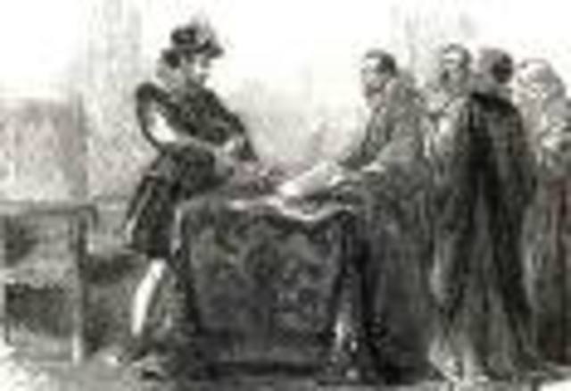 signing of the edict of nates