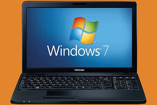 La laptop Windows 7