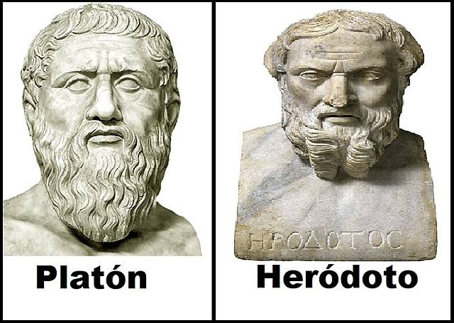 Herodoto (484-425 a de C.) y Platón (428-347 a. de C.).