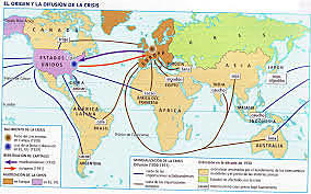 Difusión de la crisis económica