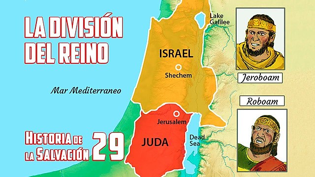 El reino de Israel se divide