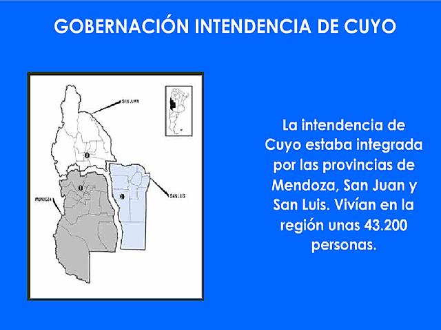 Gobernación de la Intendencia de Cuyo.