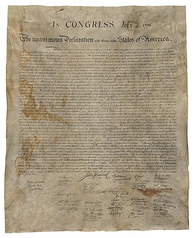 The Declaration of Independence