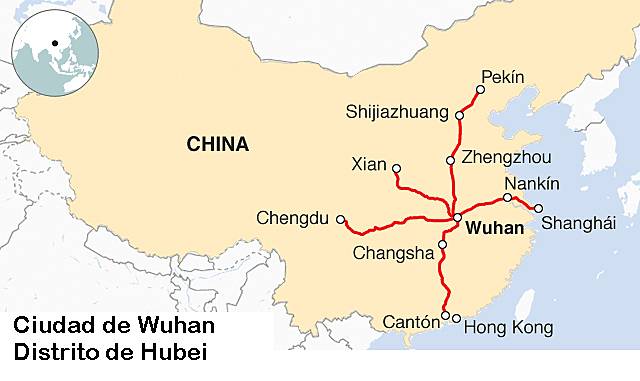 Aparición en China del Virus