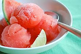 sorbets/water ices