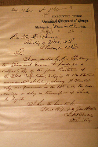 Ratification on the 13th Amendment