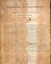 Texas Declares Independence