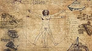 Creació de l'Home de vitruvi de Leonardo da Vinci