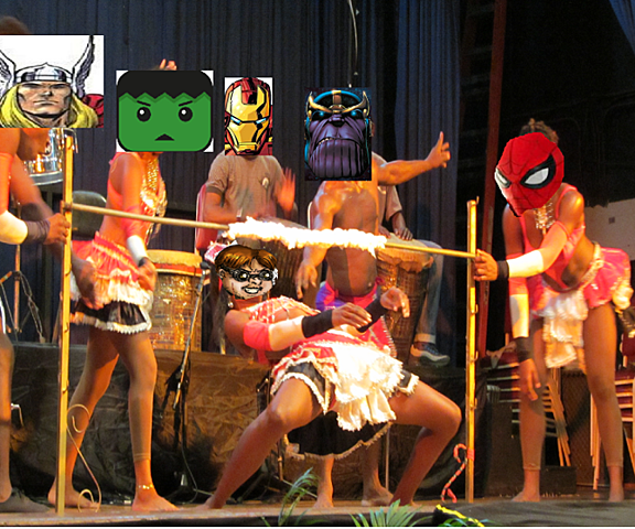 6.Spiderman, let’s play Limbo.