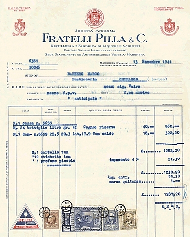 Deposito brevetto F.lli Pilla