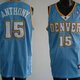 Denver nuggets 15 anthony light blue 2789