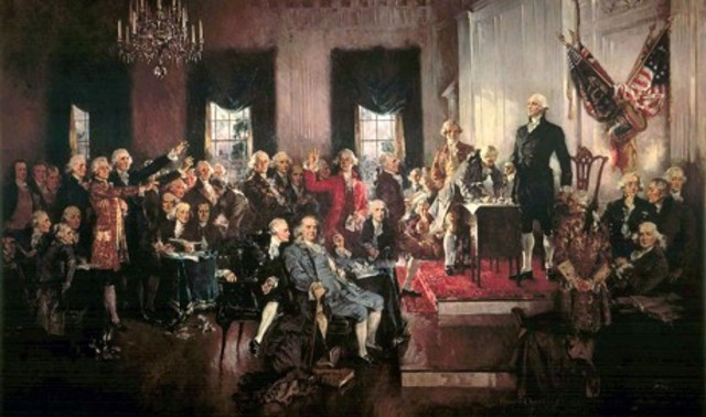 U.S. Constitution ratified. U.S. Constitution was ratified...