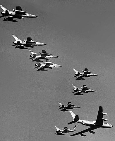 First bombing raid of vietnam