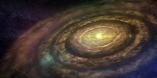 Nacimiento de la Vía lactea