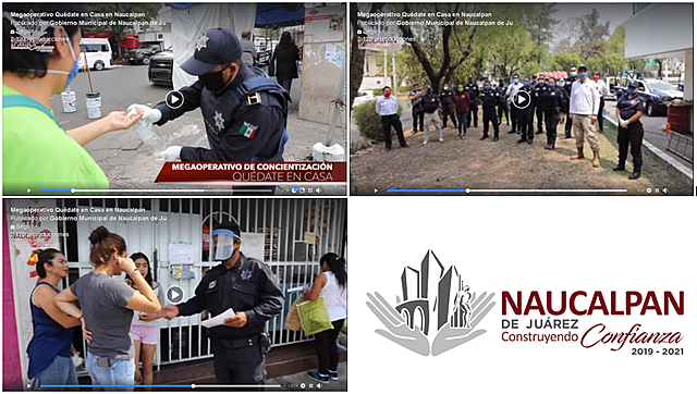 - Megaoperativo Quédate en Casa en Naucalpan