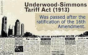 Underwood-Simmons Tariff