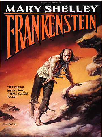 Shelley's 1818 Frankenstein novel