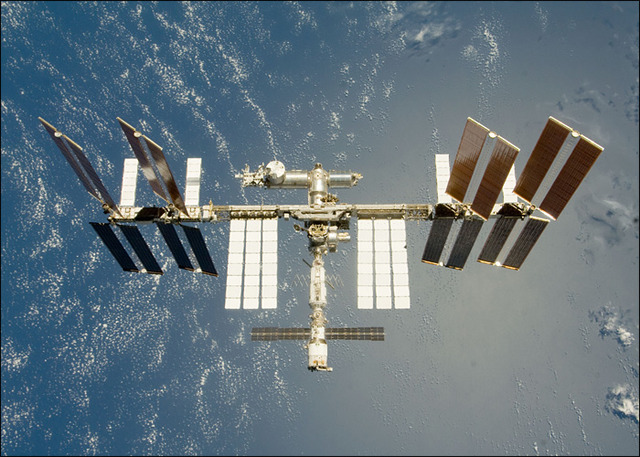 Human habitation in the ISS