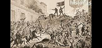 La derrota de Maximiliano.