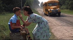 Forrest Gump goes to his first year of Elementary School