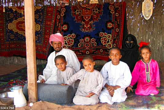 La plana central era ocupada per beduins