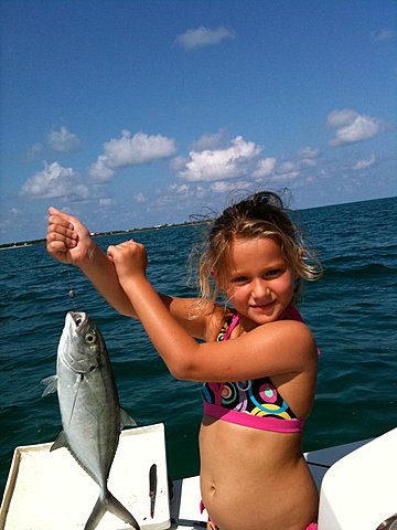 I caught my first fish