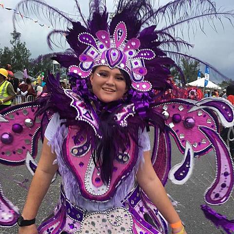 We won Junior Junkanoo for The Bahamas.