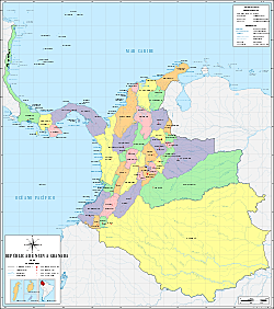 De "La Gran Colombia" a "República de la Nueva Granada".