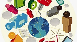 Timeline: Línea del tiempo (Periodos de las teorías e investigaciones de la comunicación masiva)