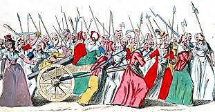 French Women force Louis XVI to leave Versailles
