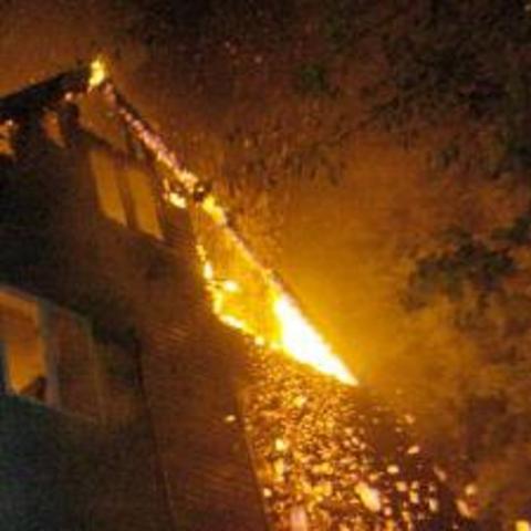 Devestaing fire in portsmouth.