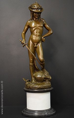 Creació del David de bronze de Donatello di Niccolò