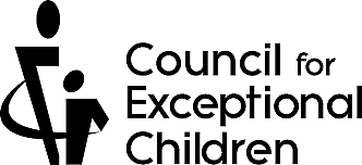 The International Council for the Education of Exceptional Children