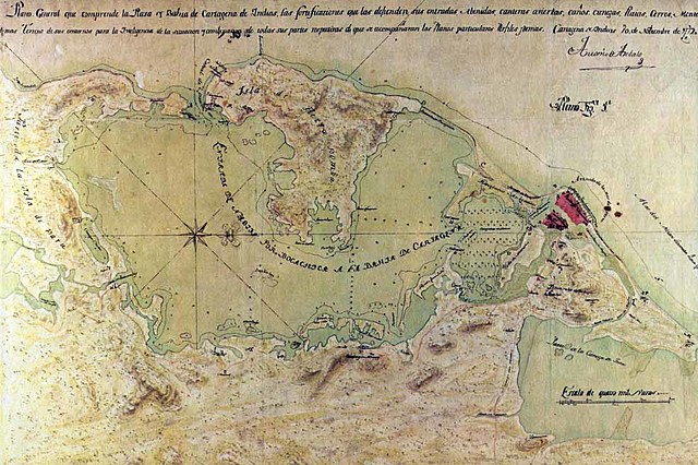 LA REINA ISABEL LE DIO NOMBRE A LA BAHÍA DE CARTAGENA