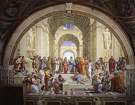 Raffaello Sanzio pinta l'Escola d'Atenes