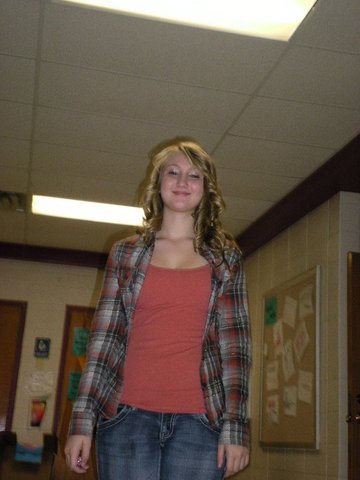 My first day of my freshman year:)