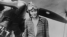 Amelia Earhart Takes Flight and Disappearing