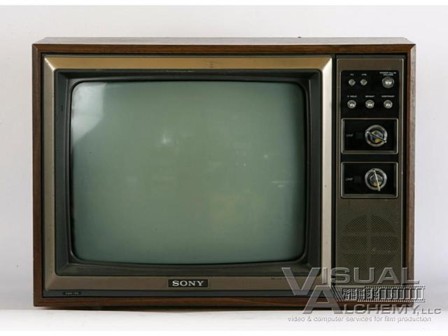 Broadcast TVs were used