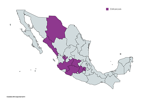 Epidemiología: Cisticercosis en México