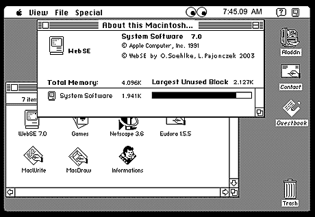[Apple] System Software 7.0 "Big Bang"