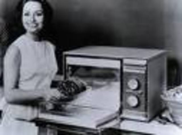 Microwave oven invented