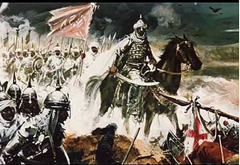 Tarik y Muza invaden España