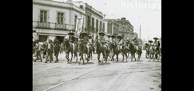 Venustiano Carranza entra a la Ciudad de México