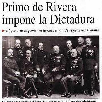 Dictadura de primo de Rivera