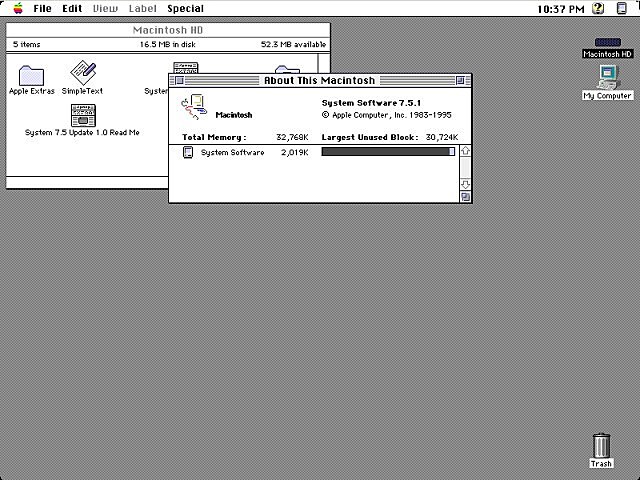 [Apple] System Software 7.5.1 "Danook"