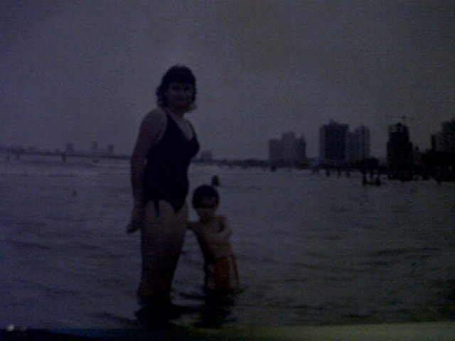 my first trip to the beach