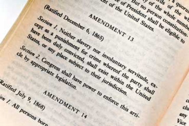 Ratification of the 13th Amendment