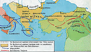 Βυζαντινό κράτος-Νέα σύνορα